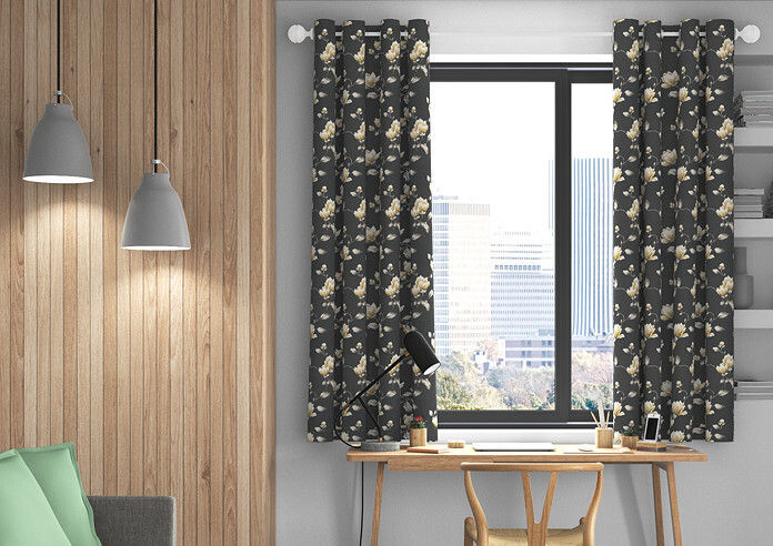 Sakura, Jet - Made to Measure Curtains - Image 3